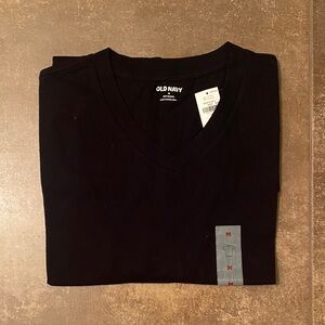 Old Navy Classic Black V-Neck Tee